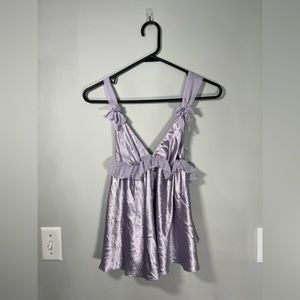 Victoria Secret lingerie tank purple size medium
